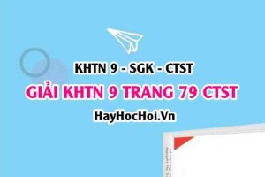 Giải KHTN 9 trang 79 Chân trời sáng tạo SGK